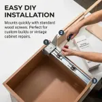 Sewing Machine Lift Mechanism – 50-lb. Capacity Heavy Duty Sewing Furniture for Ergonomic Use – Easy-to-Install Smooth Airlift Mechanism for Clutter-Free Workspace & Touch Release Operation