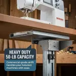 Sewing Machine Lift Mechanism – 50-lb. Capacity Heavy Duty Sewing Furniture for Ergonomic Use – Easy-to-Install Smooth Airlift Mechanism for Clutter-Free Workspace & Touch Release Operation