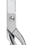 Gingher 8" Dressmaker's Fabric Scissors, Stainless Steel Shears, Sharp Knife Edge Steel Sewing Shears with Protective Sheath for Fabric Cutting and Tailoring, Chrome Plated Nickel Finish