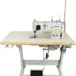 Juki DNU-1541S Industrial Sewing w/Safety Mechanism DNU 1541 Walking Foot Needle Feed,servo Motor,Table,lamp. DIY.
