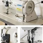 Juki DNU-1541S Industrial Sewing w/Safety Mechanism DNU 1541 Walking Foot Needle Feed,servo Motor,Table,lamp. DIY.