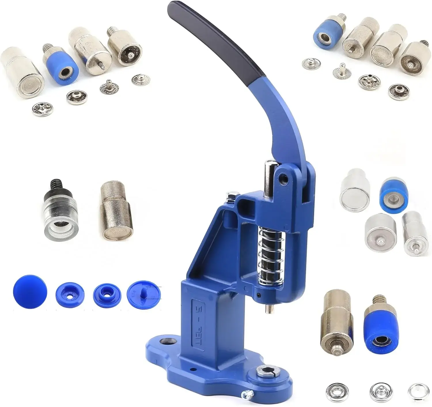 Snap Button Press Machine with Proper Installation Tools for Metal and Plastic Kam Snaps