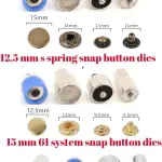 Snap Button Press Machine with Proper Installation Tools for Metal and Plastic Kam Snaps