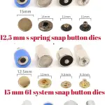 Snap Button Press Machine with Proper Installation Tools for Metal and Plastic Kam Snaps