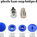 Snap Button Press Machine with Proper Installation Tools for Metal and Plastic Kam Snaps
