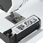 Bernette B79 Computerized Sewing and Embroidery Machine with 5-Inch Color Touchscreen, Multi-Function Knobs, 4 LEDs, and 230mm Sewing Space