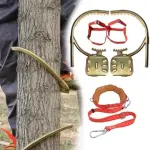 Adjustable Climbing Shoes for Tree Work and High-Altitude Tasks, Comfortable Design,Crafted from Carbon Steel (450mm)