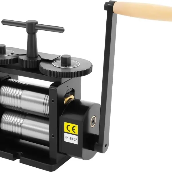 3in1 Press Tool Rolling Mill, Machine Jewelry Making Manual Combination Hand Crank Tableting Flatten Machine Tool, for Arts, Crafts & Sewing, DIY