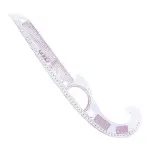 French Curve Ruler Set, Sewing Ruler Tailoring Tool, Pattern Making Ruler with Detailed Scale for Beginners Tailors Designers