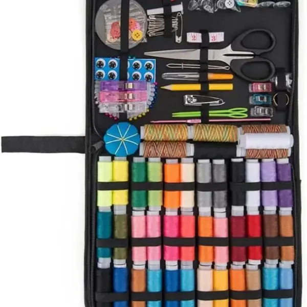 Sewing Machine Threads Kit Accessories Tools Stitch DIY Multi Functional Bead Ruler Scissors Needle for Needlework