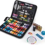 Sewing Machine Threads Kit Accessories Tools Stitch DIY Multi Functional Bead Ruler Scissors Needle for Needlework