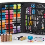 Sewing Machine Threads Kit Accessories Tools Stitch DIY Multi Functional Bead Ruler Scissors Needle for Needlework