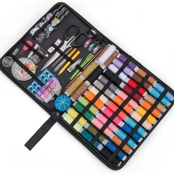 Sewing Machine Threads Kit Accessories Tools Stitch DIY Multi Functional Bead Ruler Scissors Needle for Needlework