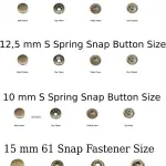 Snap Fastener Button Machine with Dies - Hand Press Machine for Metal Snap Fasteners Setting Tools
