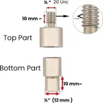 Snap Fastener Button Machine with Dies - Hand Press Machine for Metal Snap Fasteners Setting Tools