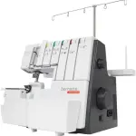 Bernette B48 Funlock Serger Coverstitch Overlock Machine | Heavy Duty Sewing Quilting Performance for Beginners and Professionals | 23 Stitches LED Light 1300 SPM Easy Threading Knife Control