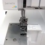 Bernette B48 Funlock Serger Coverstitch Overlock Machine | Heavy Duty Sewing Quilting Performance for Beginners and Professionals | 23 Stitches LED Light 1300 SPM Easy Threading Knife Control