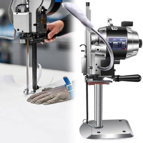 Electric Fabric Cutter - Handheld Cloth Cutting Machine for Multi-Layer Textiles, Paper, Blanket & Hat - 34cm Precision Slitting Tool for Seamless Sewing & Crafting