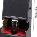 Shoe Shine Machine Automatic Metal Leather Shoe Shine Machine Combo Brush with Electric Induction Mall (Color: Style 1) (Style 1) (Style 1)