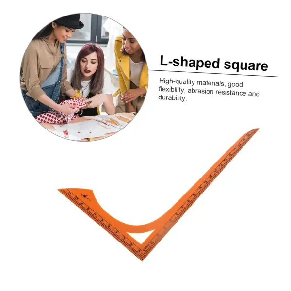 COHEALI 1pc Shape Sewing Ruler Patchwork Measuring Tool for Handmade Crafting for Tailoring and Clothing Design Smooth for Comfortable Use