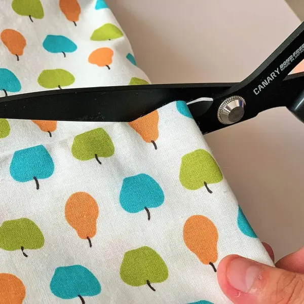 CANARY Japanese Sewing Scissors 9.5", Made in JAPAN, Professional All Purpose Scissors for Fabric, Cloth, Vinyl Sheet, Adhesive, Wallpaper, Non-Stick Coating Blade, Black
