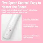 Electric Felting Machine Needles,Needle Felting Machine for Quick Felting,with 1-5 Needles and Speed Control,Automatic Tools for DIY Dry Wool Craft Needlework Equipment (White)