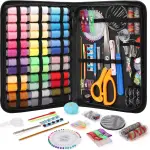 Coquimbo Professional Sewing Kit Gifts for Grandma, Mom, Adults, Beginner, Home Traveler, Emergency, Portable Sewing Supplies with Tailor Scissors, 38XL Thread, Soft Tape Measure, Sewing Needles
