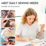 Coquimbo Professional Sewing Kit Gifts for Grandma, Mom, Adults, Beginner, Home Traveler, Emergency, Portable Sewing Supplies with Tailor Scissors, 38XL Thread, Soft Tape Measure, Sewing Needles