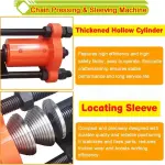 100T Crawler Pin Pressing Machine Hydraulic Track Chain Pressing Press Sleeve Pin Dismantling Machine Hand Pump Excavator Chain Repairing Tool for Excavator Maintenance