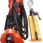 100T Crawler Pin Pressing Machine Hydraulic Track Chain Pressing Press Sleeve Pin Dismantling Machine Hand Pump Excavator Chain Repairing Tool for Excavator Maintenance