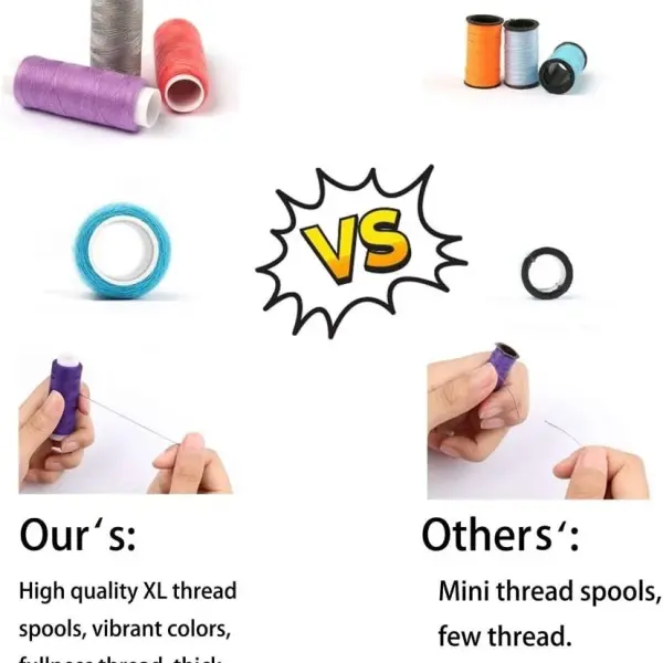 INSCRAFT Sewing Kit, 200 Premium Sewing Supplies, 41 XL Thread Spools, Suitable for Traveller, Adults, Beginner, Emergency, DIY and Home by INSCRAFT