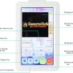 Smartstitch S-1001 Upgraded Embroidery Machine with 10 Needles, 1200SPM Max Speed, 7" Touch Screen, 9.5"x14.2" Embroidery Area, New Gen of Commercial Embroidery Machine for Flat, Hat, T-shirt and more