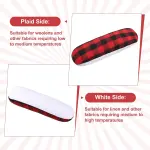 2Pack Tailors Ham and Seam Roll Set, Premium Tailor Ham Pressing Tool for Ironing, Sawdust Solid Sewing Hams for Sleeve, Collar, Curved Seam