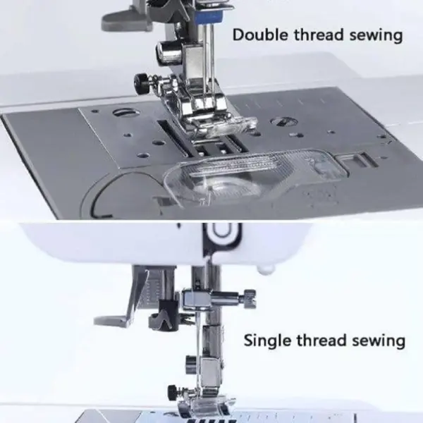 Electric Embroidery Machine, Automatic Sewing Machine with Large LCD Touch Screen, DIY Embroidery Tool, Built-in 210 Letters and 30 Pattern Borders, Simplified Sewing