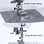 Electric Embroidery Machine, Automatic Sewing Machine with Large LCD Touch Screen, DIY Embroidery Tool, Built-in 210 Letters and 30 Pattern Borders, Simplified Sewing