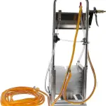 Stainless Steel Boot Scrubber, Automatic Rain Boot Cleaning Machine for Livestock Farm, 54x85cm Heavy Duty Shoe Washer with Water Tube