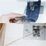 Sewing Machine, Heavy-duty Sewing Machine, 8 Built-in Stitches, Metal Frame, Twin Needles, Multi-functional Household Tool for beginners
