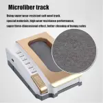 Automatic Electric Shoe Cleaning Brush - Self-Cleaning Boot Scraper with Water Reservoir & Battery | Quick 5-Second Dust Removal | Low Noise Shoe Cleaner (Rojo)