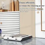 Automatic Electric Shoe Polisher & Cleaner, Induction Sole Cleaning Machine, Waterless 1000PA Suction, Quick 5s Wipe, Ideal for Home & Office Use