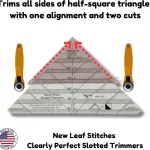 Clearly Perfect Slotted Trimmers ~ Complete Set ~ by New Leaf Stitches