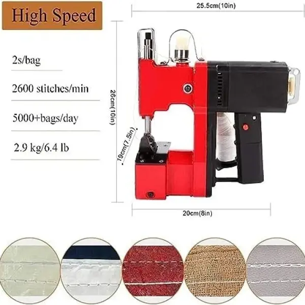 Wireless Portable Bag Closer Sewing Machine, Handheld Electric Stitching Tool for Woven Bags, Sacks, and Crafts - Efficient & Easy to Use, Ideal for Home and Business