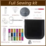 67 PCS Sewing Kit Box with Tailoring Tools, Thread Box Set, Scissors, Needles, 18Pcs Thread Spools, Tape Measure – Mini Sewing Kit for DIY, Beginners, Home, Emergency, Stitching Accessories