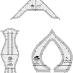 Creative Grids Machine Quilting Tool 3 Pack - Taj, Elvira, Chevy - Designed by Angela Walters