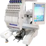 15-Needle Commercial Embroidery Machine, 12"x 8" Embroidery Area, Easy to Use for Flat Embroidery, Hats, T-Shirts, Auto Color Change & Trim, Supports WiFi/USB Transfer (15 Machine Only)