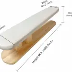 Padded Chest & Sleeve Tailor Ironing Board Long with Wooden Base for Household Tools, Tailor Dress Forms, Sewing and Tailoring Studio