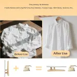 Padded Chest & Sleeve Tailor Ironing Board Long with Wooden Base for Household Tools, Tailor Dress Forms, Sewing and Tailoring Studio