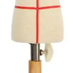 Premium Female Dress Form, Professional Tailoring Tool, Adjustable Height, Beechwood and Canvas Material, Stable Wooden Frame, Easy Sewing and (Yellow)