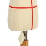 Premium Female Dress Form, Professional Tailoring Tool, Adjustable Height, Beechwood and Canvas Material, Stable Wooden Frame, Easy Sewing and (Yellow)
