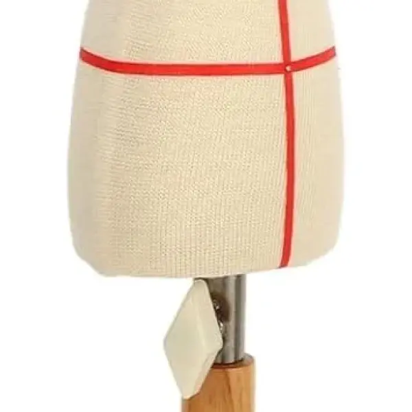 Premium Female Dress Form, Professional Tailoring Tool, Adjustable Height, Beechwood and Canvas Material, Stable Wooden Frame, Easy Sewing and (Yellow)