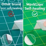 worklion self healing cutting mat 36" x 48" for sewing,fabric cutting,rotary cutting,5-layer non-slip as desk top for Scrapbooking & Quilting & Sewing & Arts & Crafts Project……